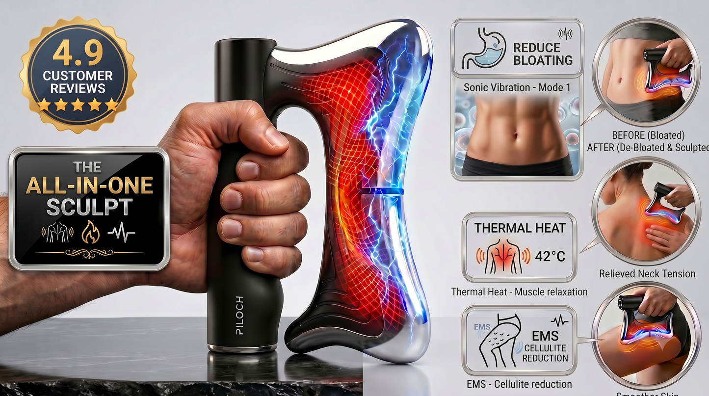 PILOCH™ 4-in-1 Pro-Sculpt Contour Recovery Fascia Knife Adavnced Device, Ergonomic Design Easy To USE